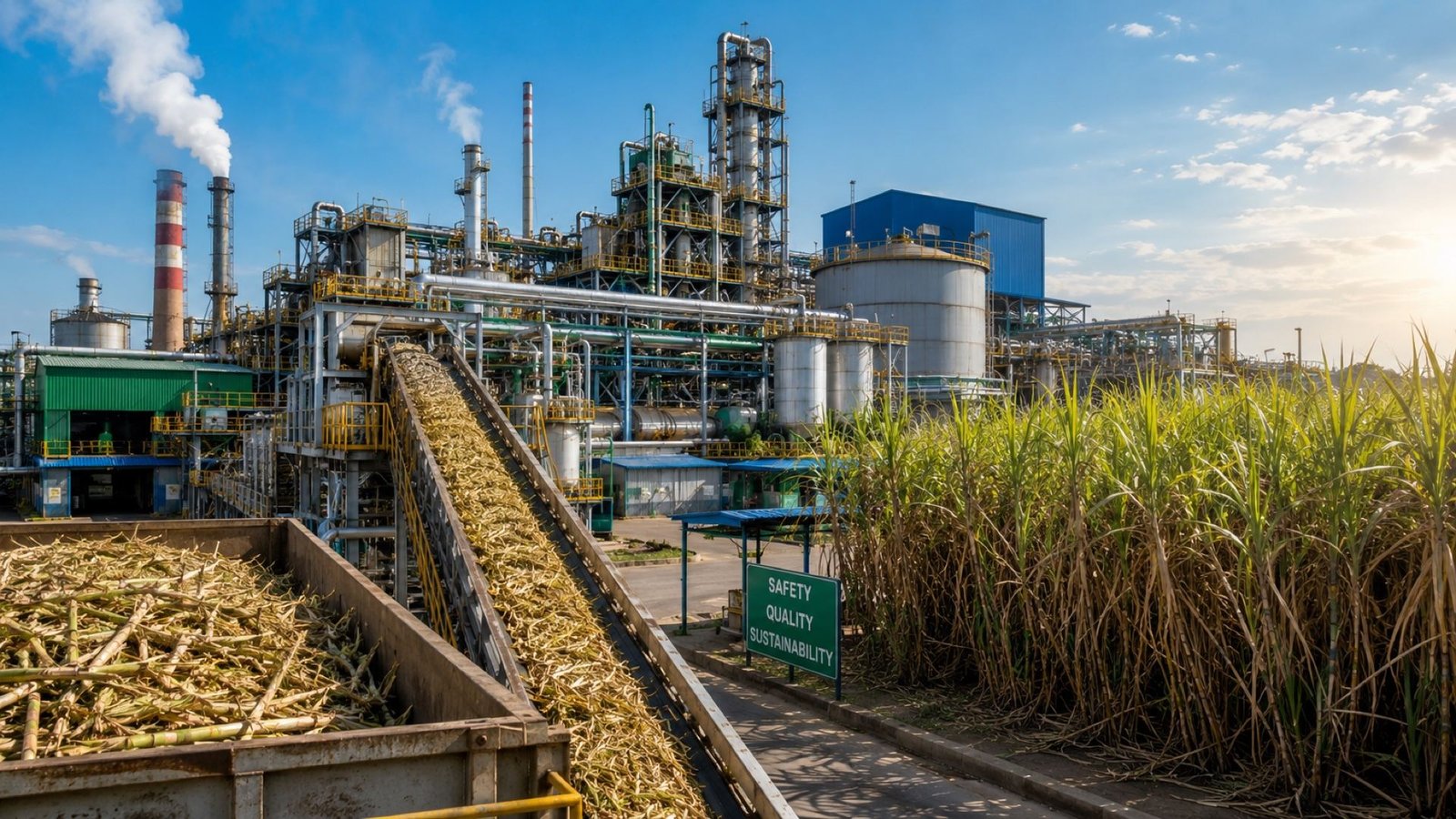 Sugar processing environment