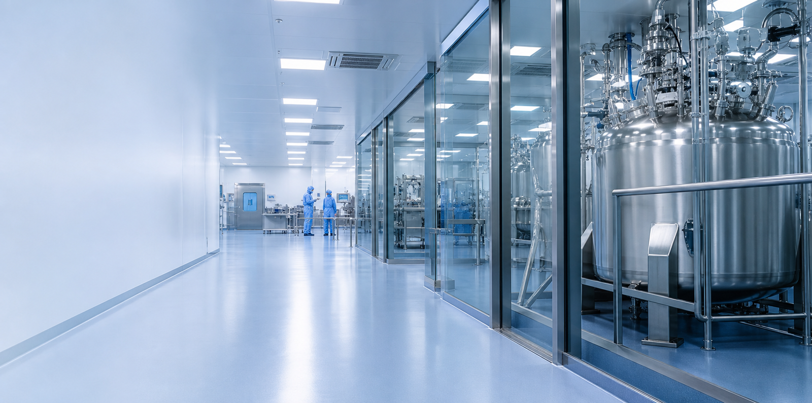 Controlled pharmaceutical manufacturing environment
