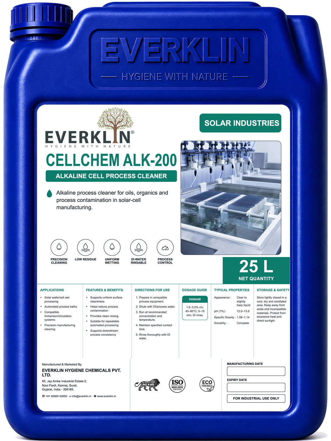 CellChem ALK-200 Everklin product pack