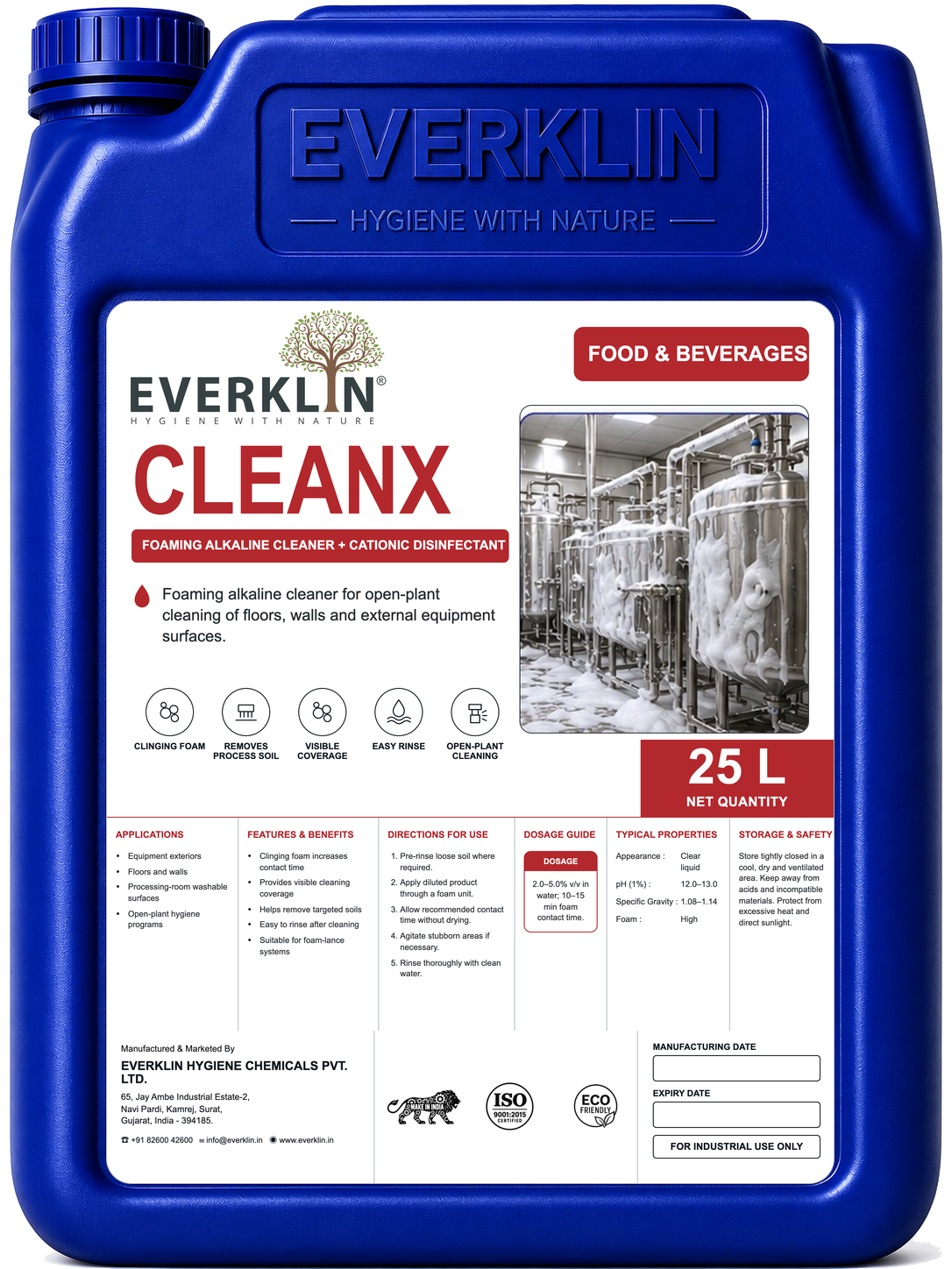 CLEANX Everklin product pack