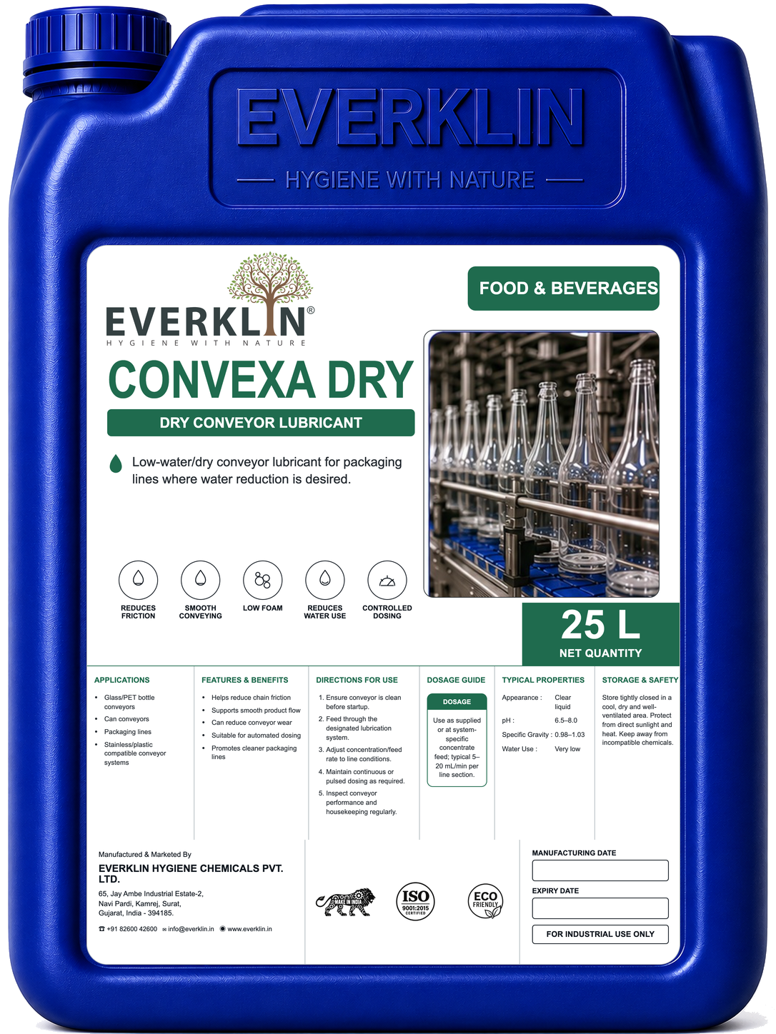 CONVEXA DRY Everklin product pack