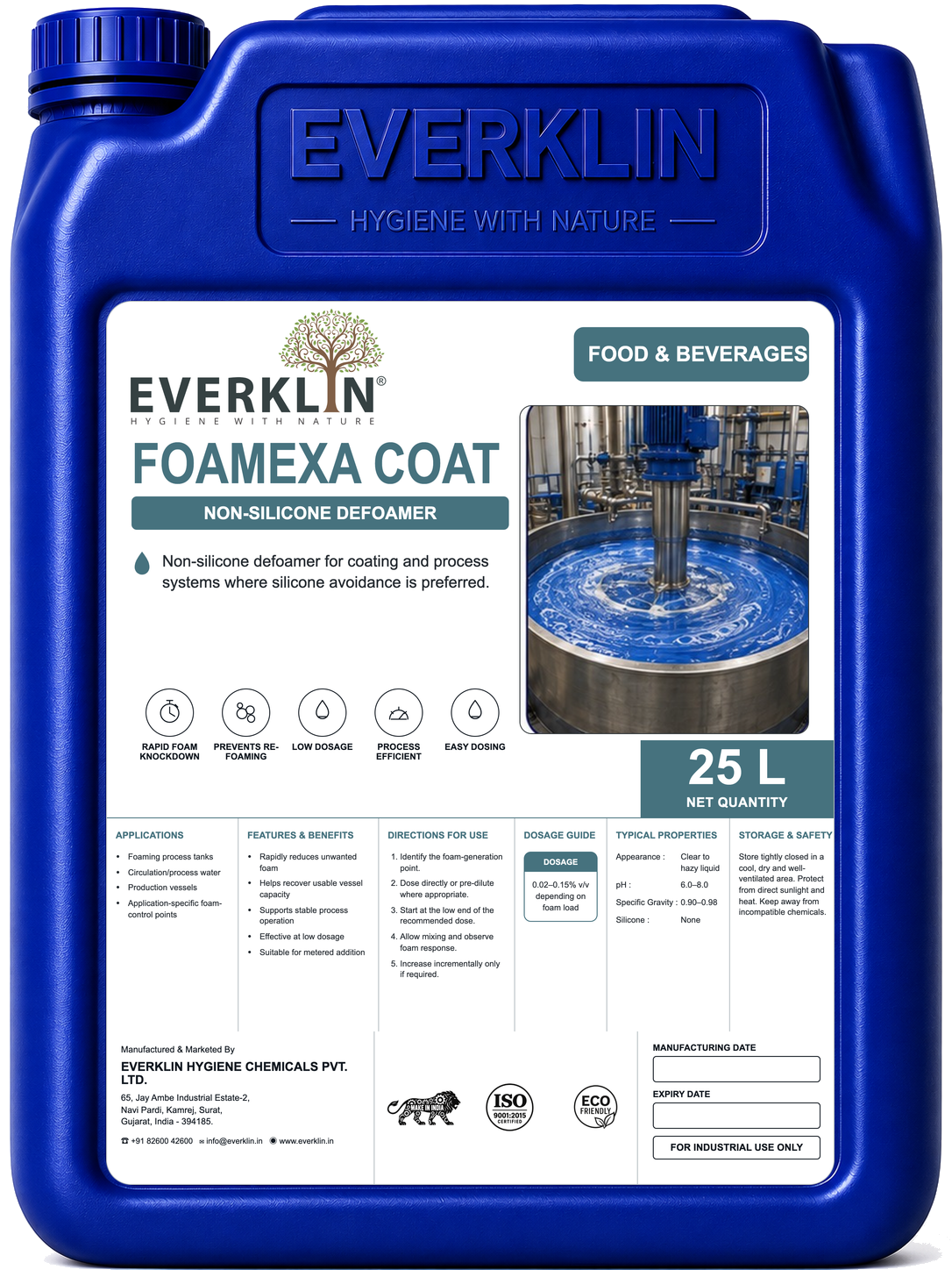 FOAMEXA COAT Everklin product pack