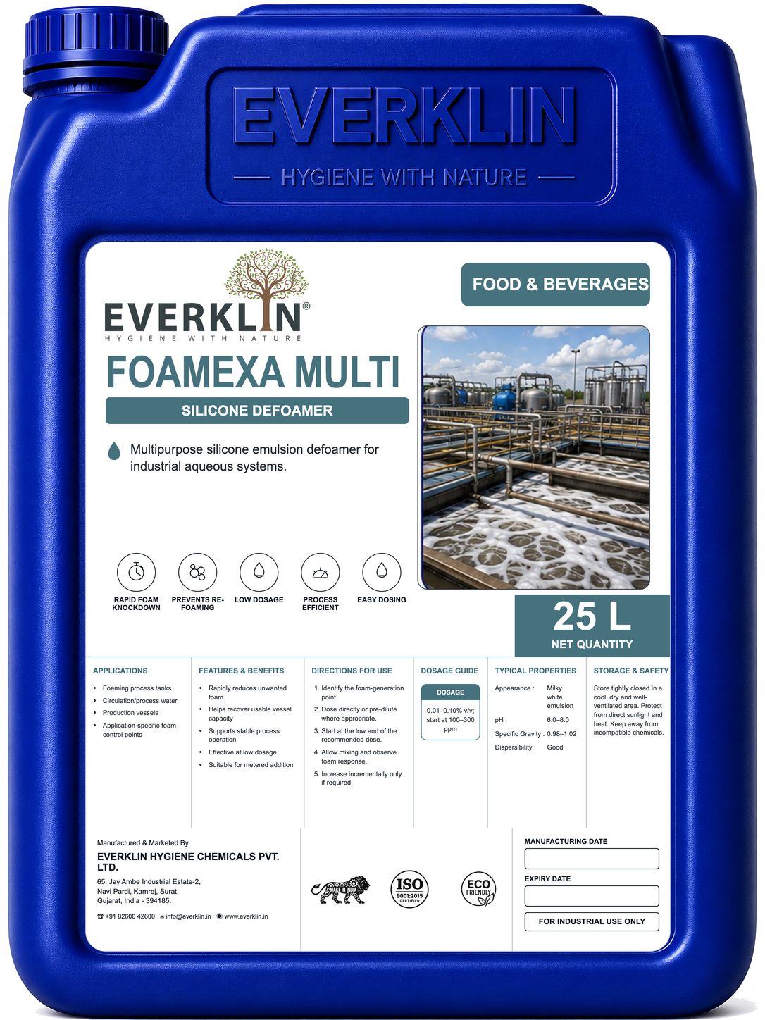 FOAMEXA MULTI Everklin product pack