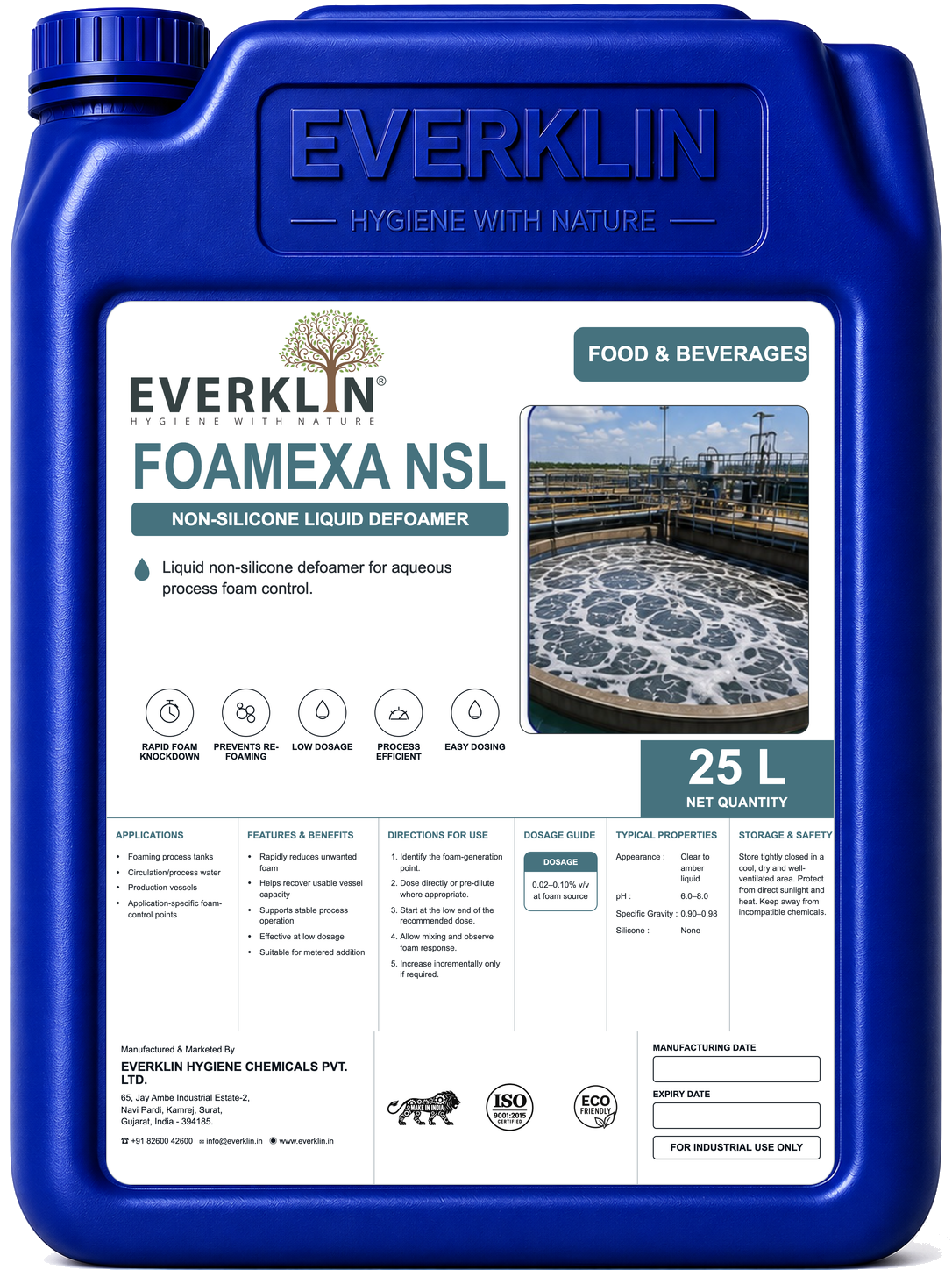 FOAMEXA NSL Everklin product pack