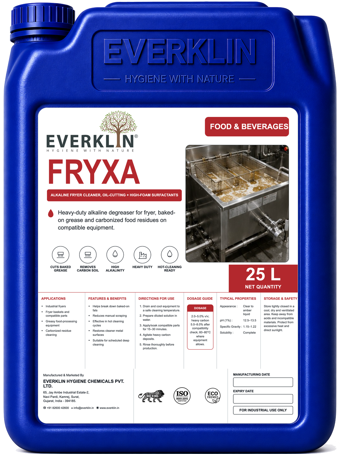 FRYXA Everklin product pack