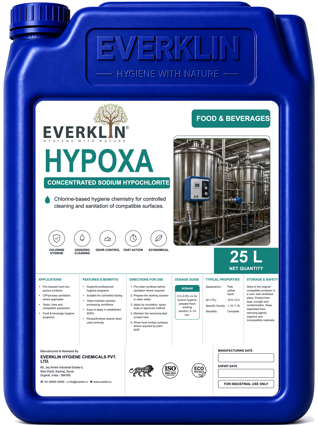 HYPOXA Everklin product pack