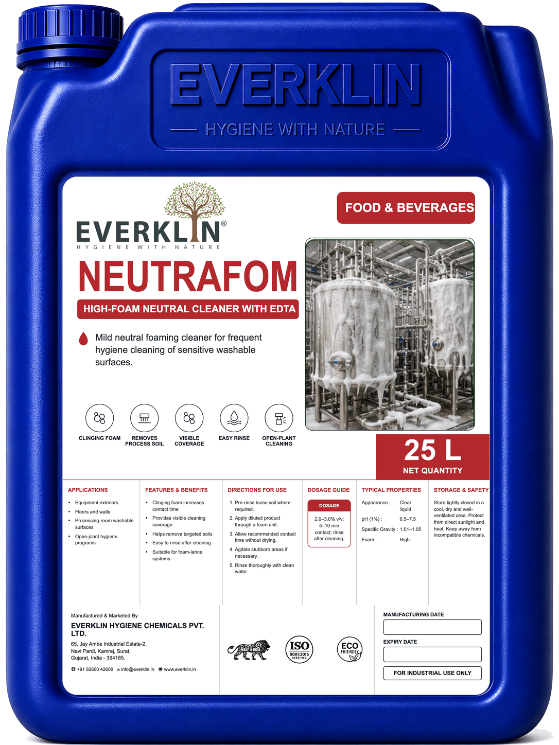 NEUTRAFOM Everklin product pack