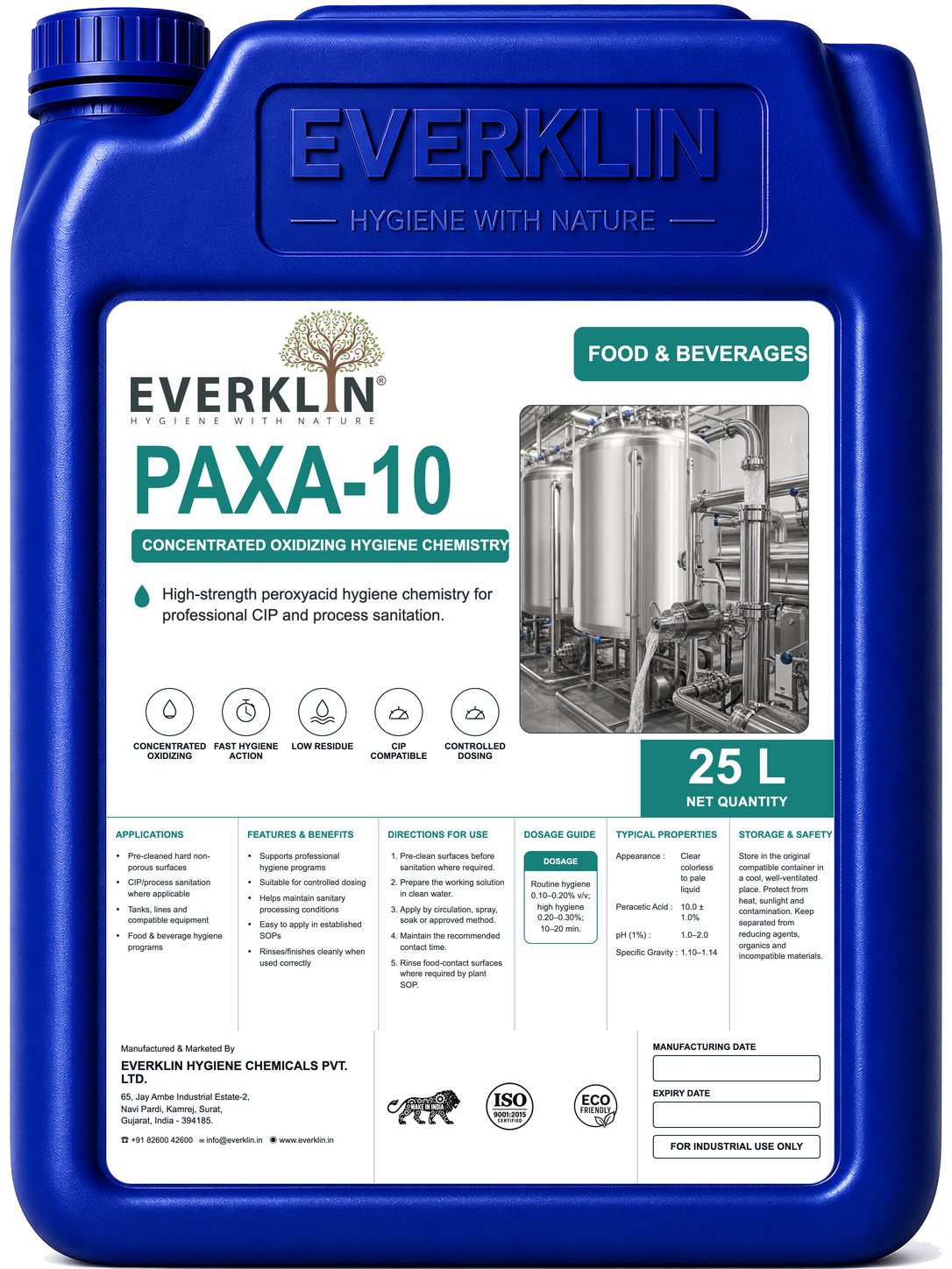 PAXA-10 Everklin product pack
