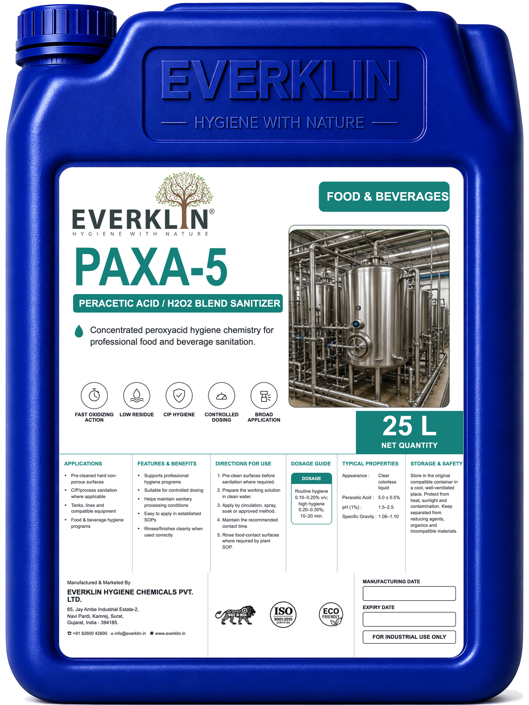 PAXA-5 Everklin product pack