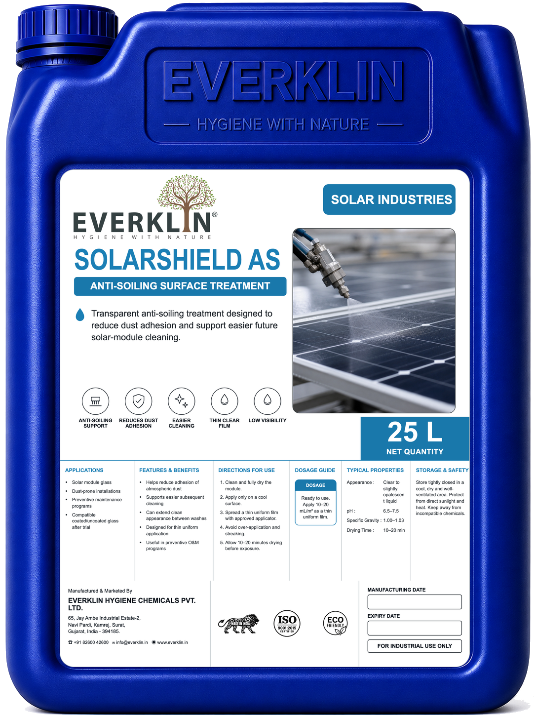 SolarShield AS Everklin product pack