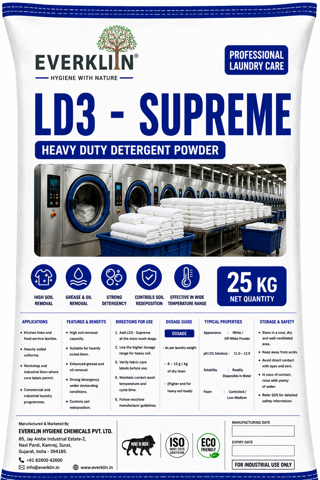 Everklin LD3 - SUPREME 25 KG pack
