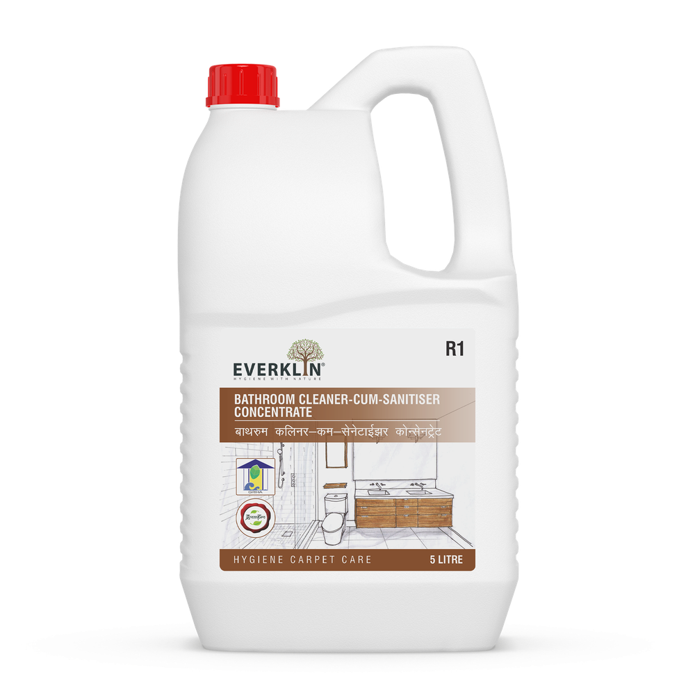 R1 - Bathroom Cleaner-cum-Sanitiser Concentrate, 5 Litre