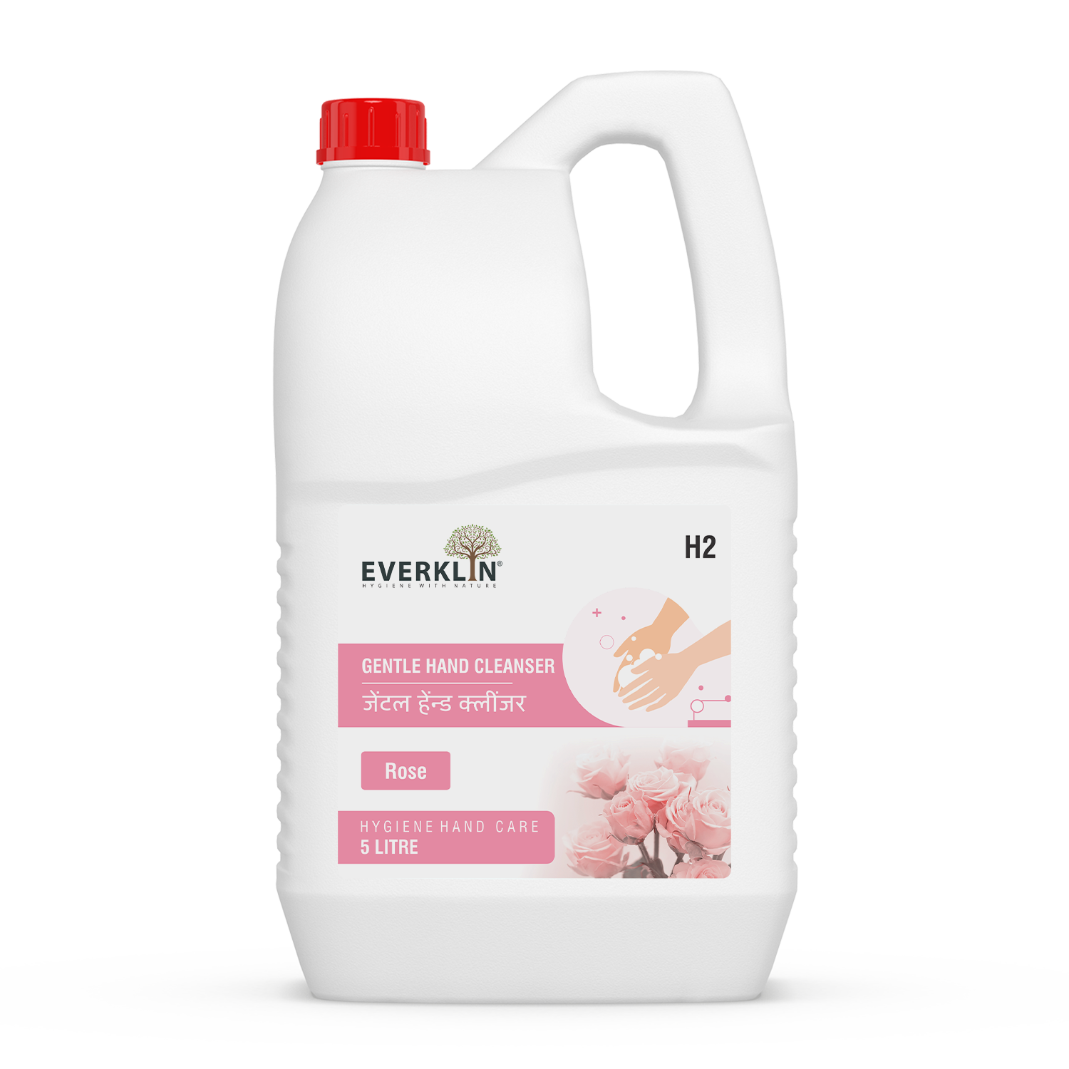 Everklin H2 Rose Hand Cleanser 5 litre pack