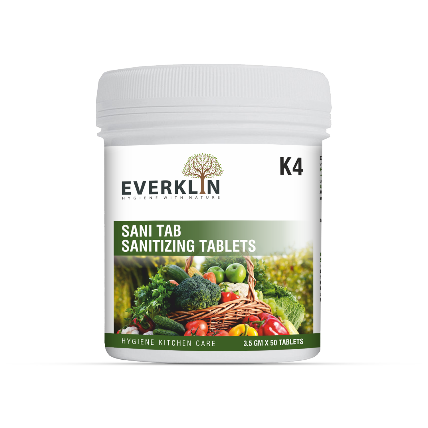 Everklin K4 - Sanitizing Tablets product photograph