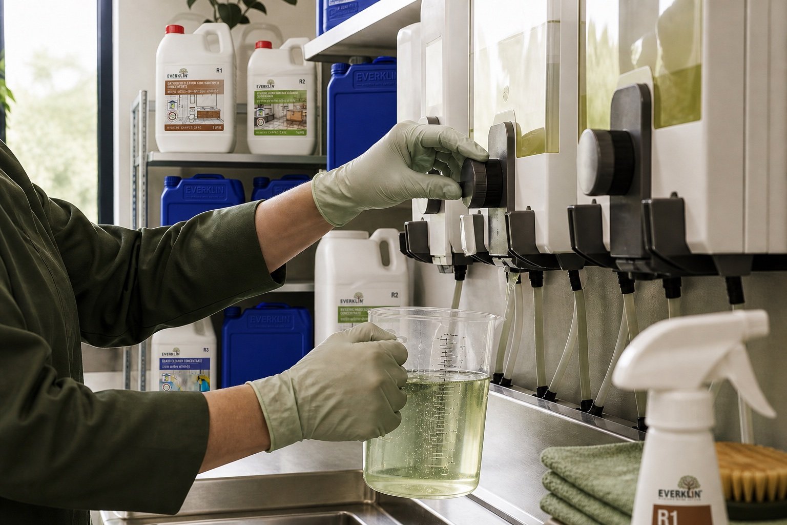 Chemical dilution control and dosing equipment