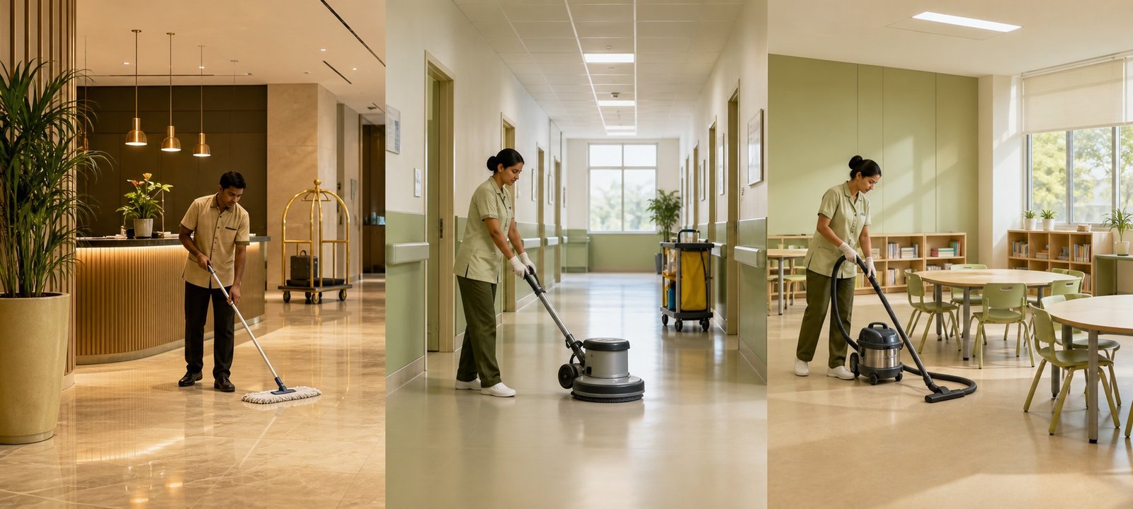Facility hygiene chemistry selection for different industries