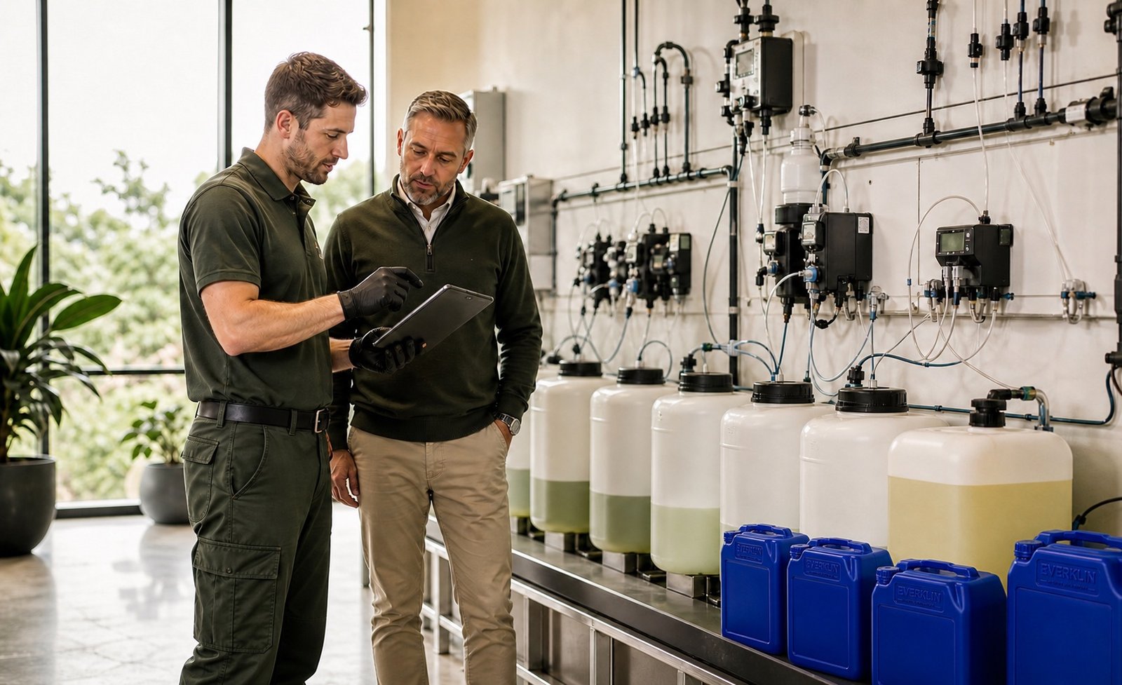 Facility technical review and chemistry transition process