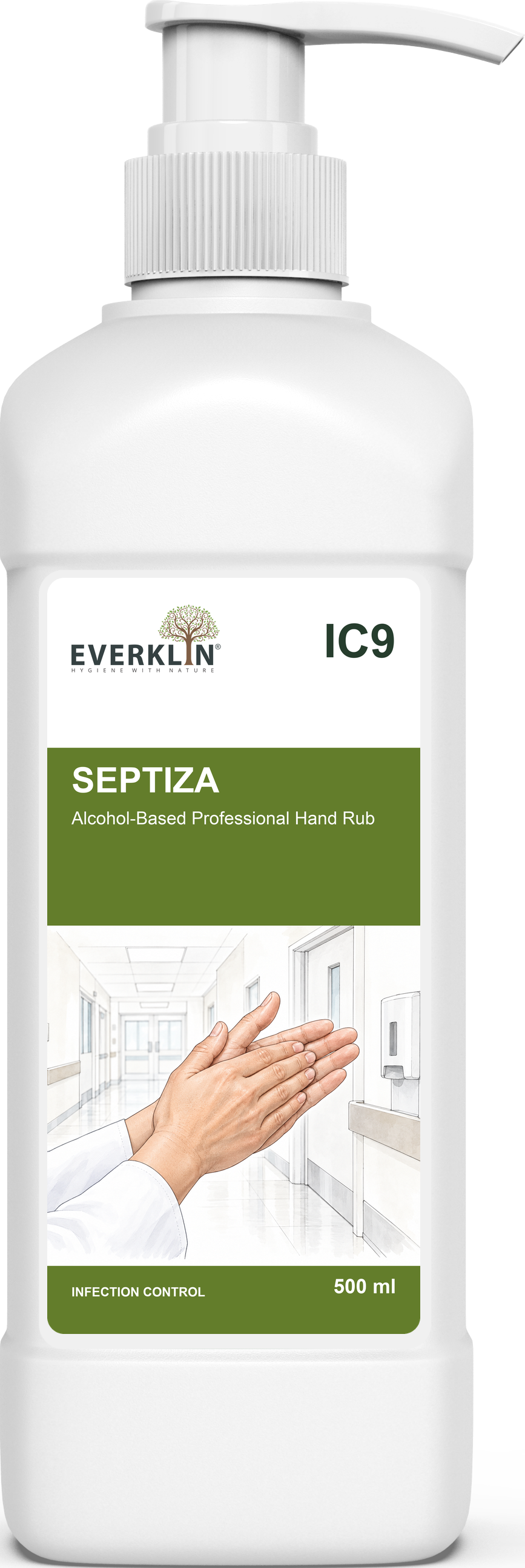 SEPTIZA 500 ml pack render