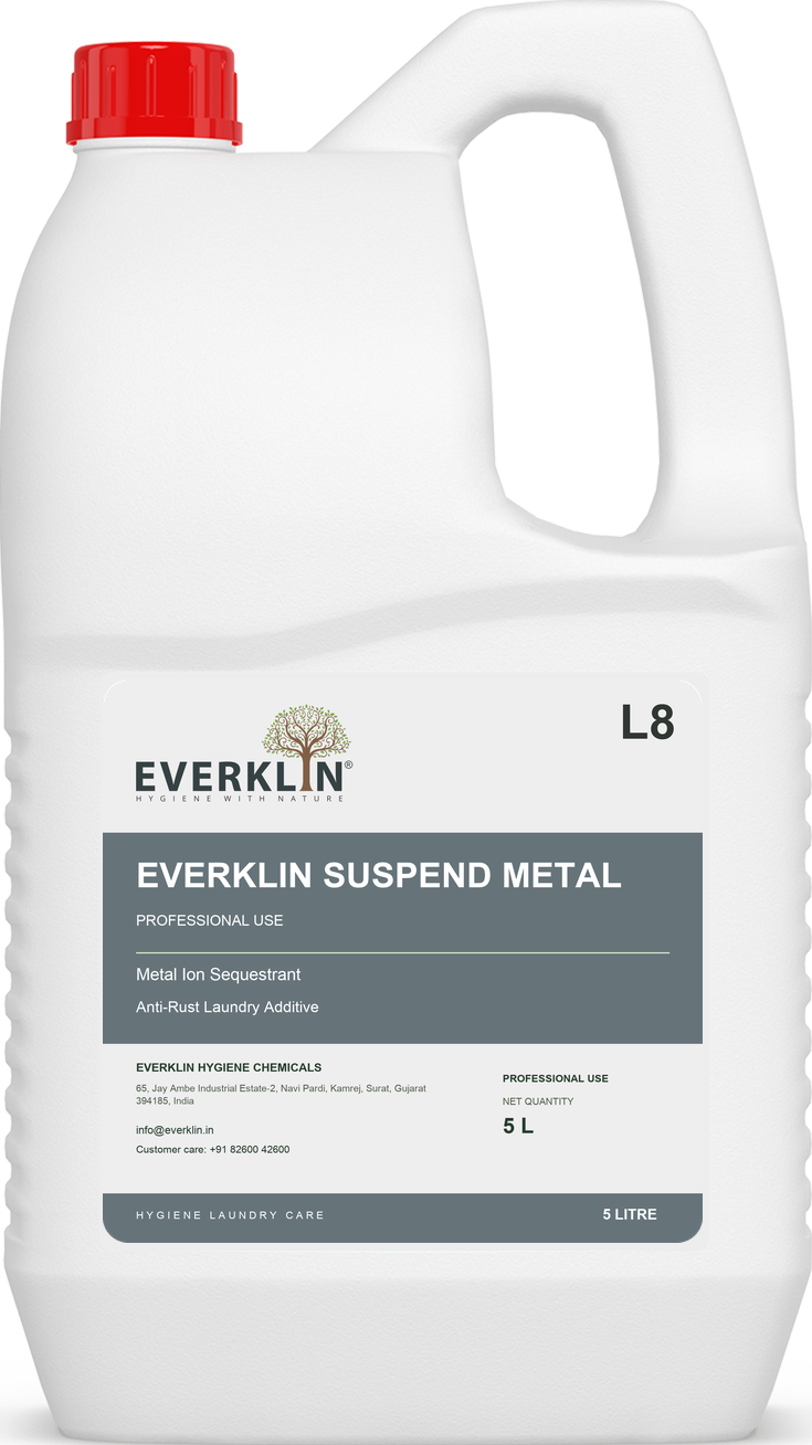 EVERKLIN SUSPEND METAL — approved L8 front-facing 5 L can